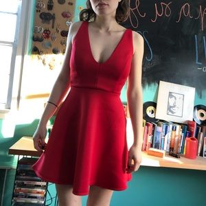 Sexy red dress
